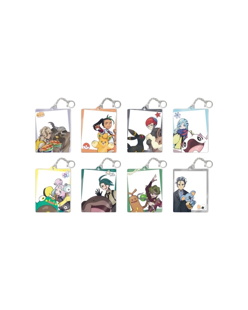 Pokémon: Paldea Trainer Photo Card Keychain Set (S-Chinese)