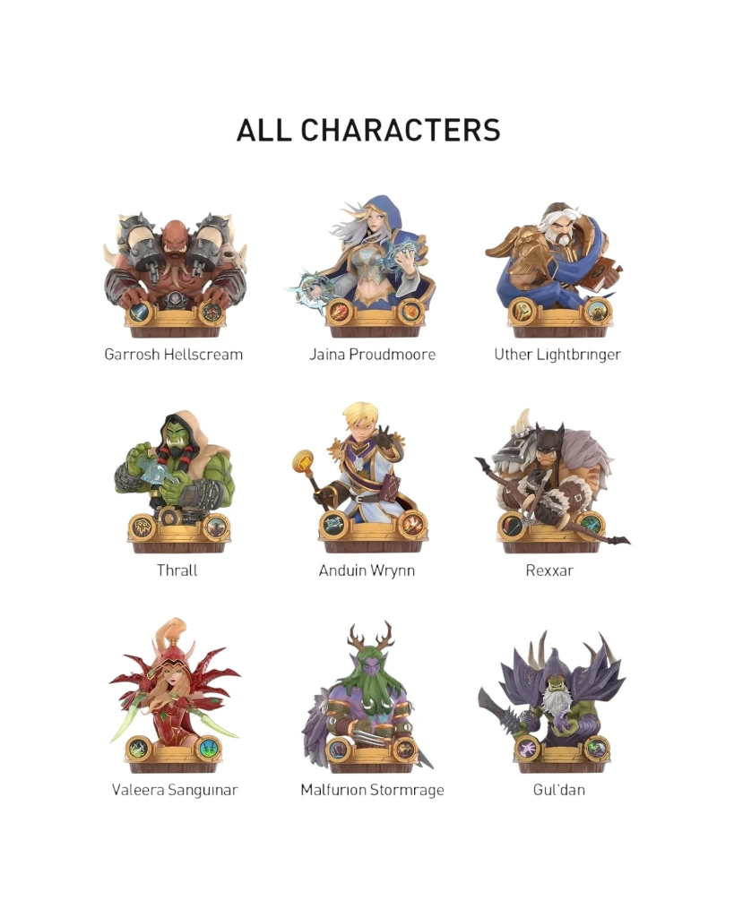 Pop Mart_ Hearthstone - Legends in Tavern Series Figure Blind Box Display2.webp