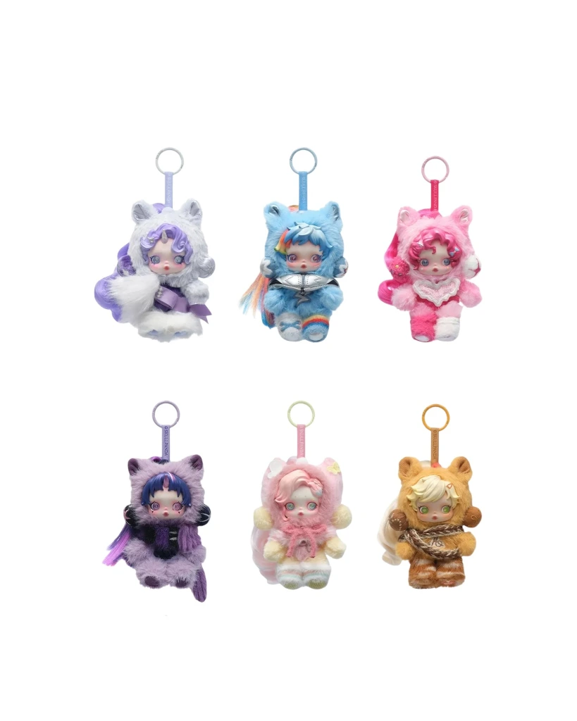 Pop Mart_ SKULLPANDA x My Little Pony Series Plush Doll Pendant Blind Box Display.webp