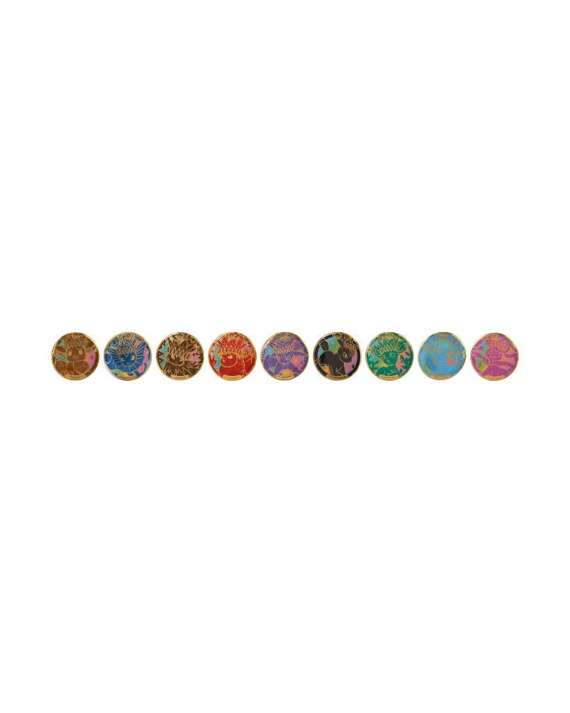 Terastal Gathering Eveelution Rare Badge Variants.webp