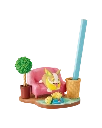 Pokémon DesQ Relaxing Home - Yamper.webp