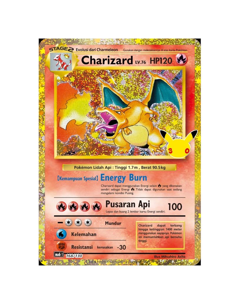 Pokemon 30th Anniversary Charizard.webp