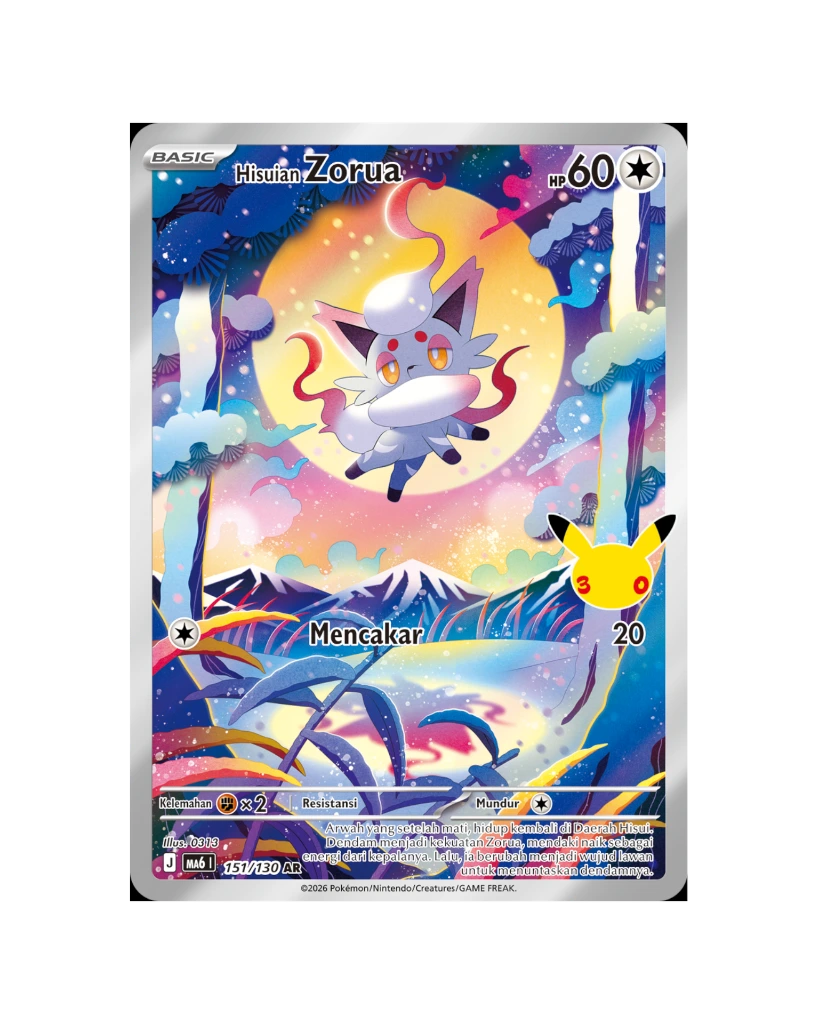 Pokemon 30th Anniversary Hisuian Zorua.webp