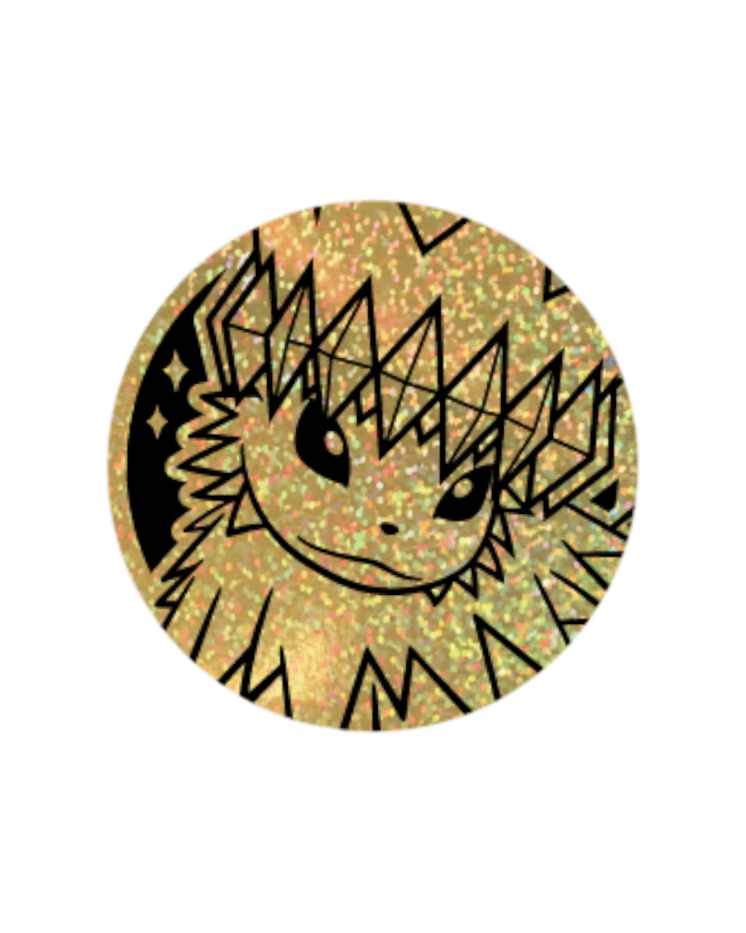 Terastal Gathering Coin Set Box - Jolteon Rare Gold Coin.webp