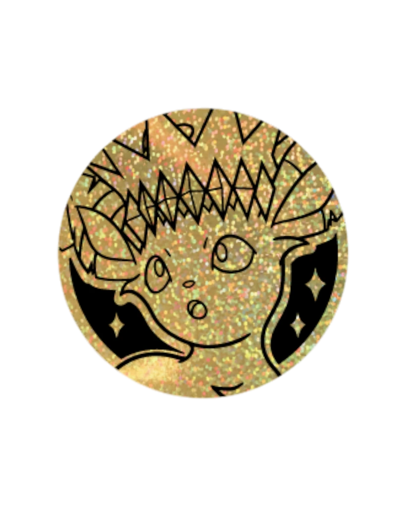 Terastal Gathering Coin Set Box - Leafeon Rare Gold Coin.webp