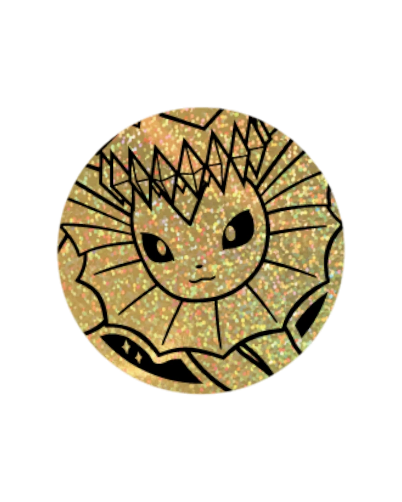 Terastal Gathering Coin Set Box - Vaporeon Rare Gold Coin.webp