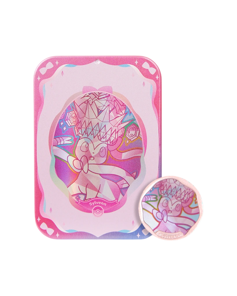Terastal Gathering Status Coin Tin Box - Sylveon Rare Tin.webp