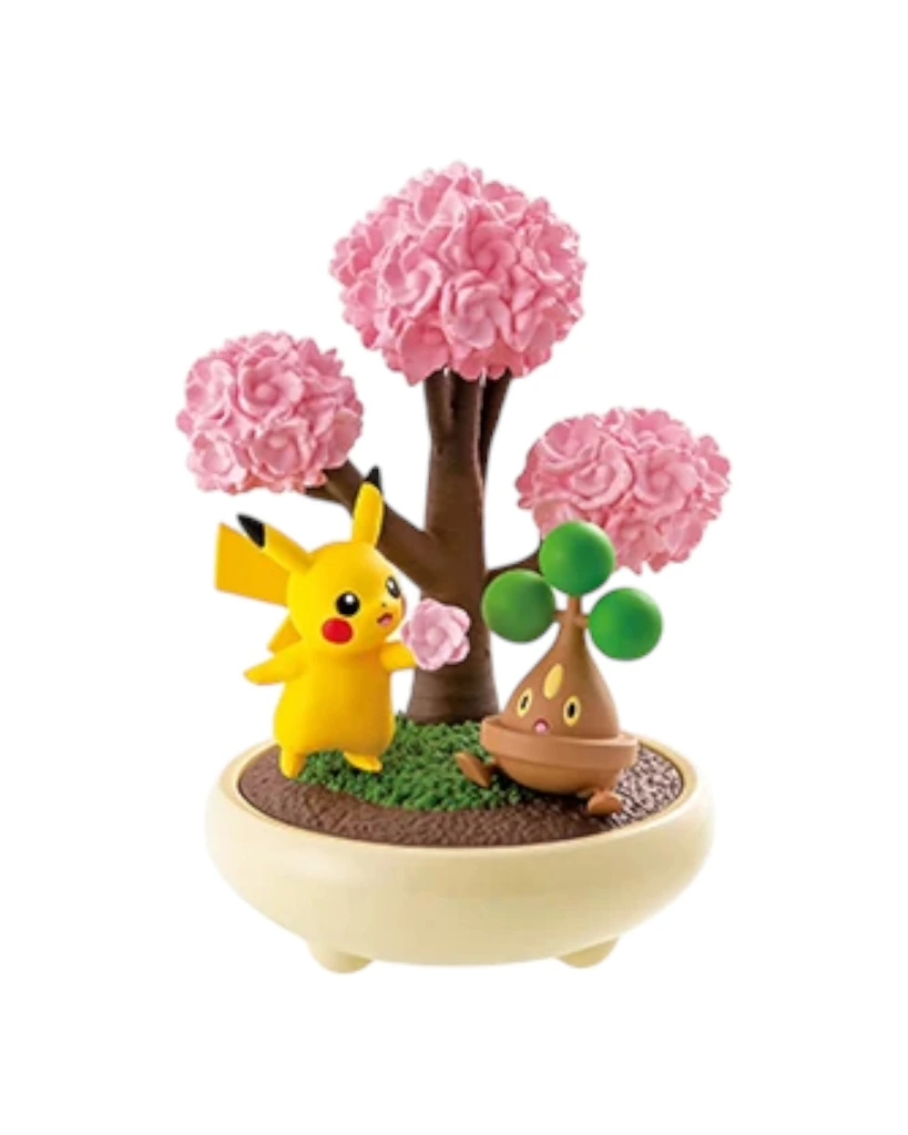 Pokemon Re-Ment Bonsai 2 Pikachu & Bonsly.webp