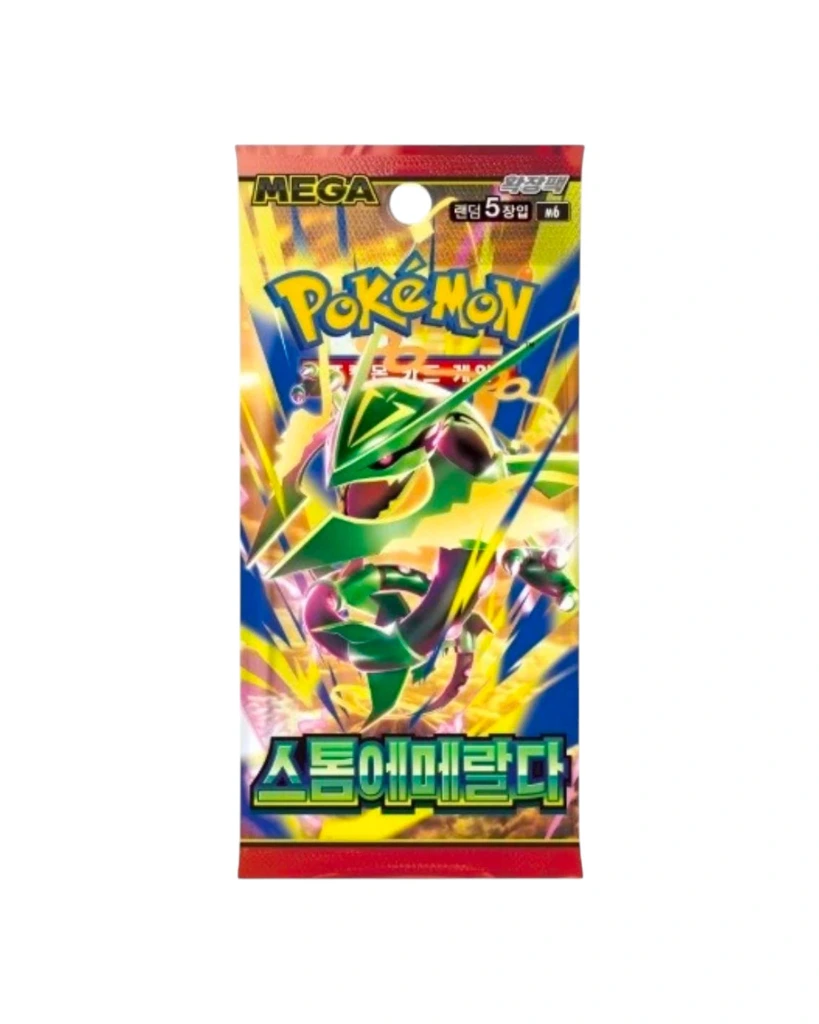 Pokemon M6 Storm Emeralda Korean Booster Pack.webp