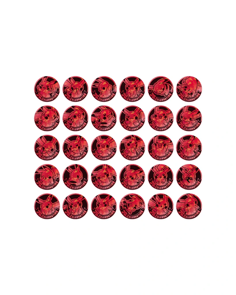 Pokemon 30th celebration coin set red chinese.webp
