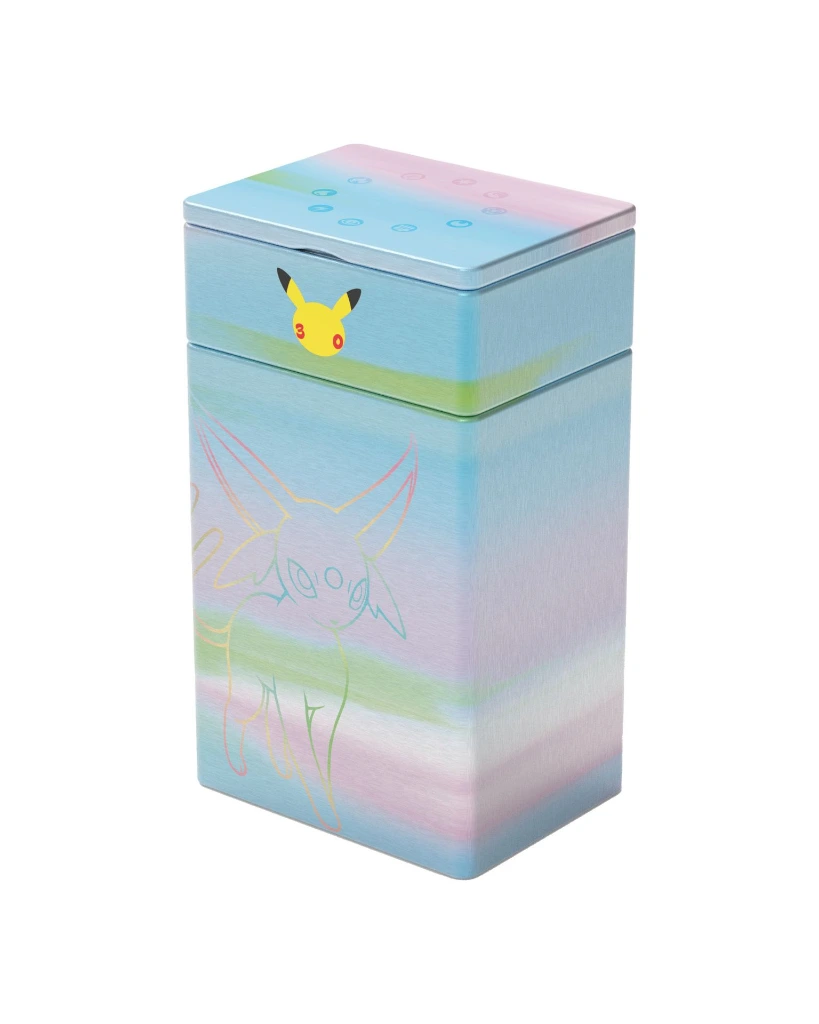 Pokemon 30th Celebration Espeon Metal Storage Tin Simplified Chinese.webp