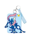 Greninja Themed Card Display Case with Keychain Clip and Wrist Strap.webp