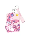 1 Sylveon Themed Card Display Case with Keychain Clip and Wrist Strap.webp