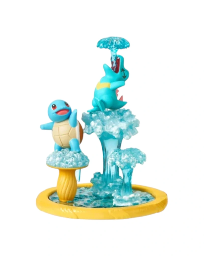 Pokemon Re-Ment Shower Splash Blind Box Squirtle & Totodile.webp