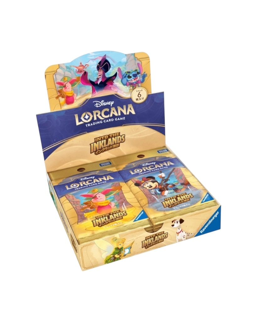 Disney Lorcana TCG: Into The Inklands Booster Box - Japanese