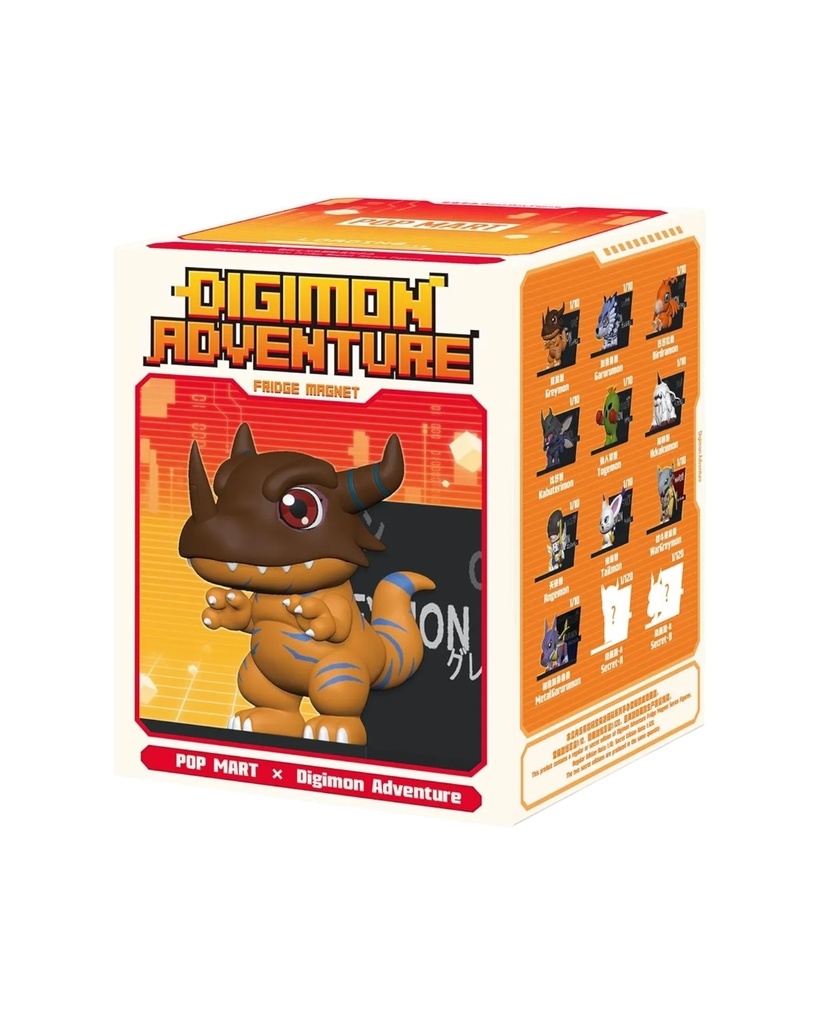 Pop Mart: Digimon - Adventure Fridge Magnet Series Figure Blind Box
