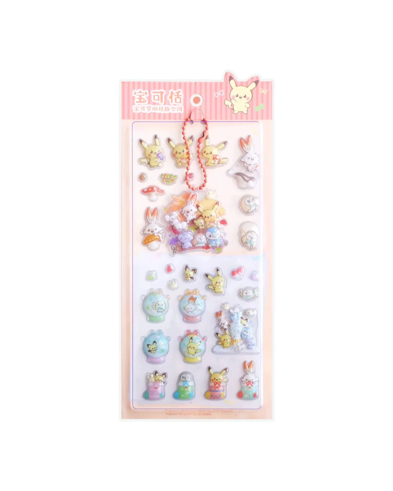 Hollybox: Pokémon - Pokepeace 3D Sticker Autumn & Winter Sheet